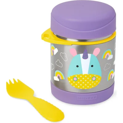 Skip Hop Zoo Paslanmaz Çelik Termos, 325 ml, Unicorn