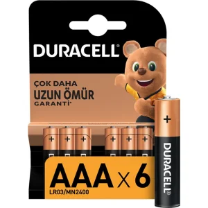 Duracell AA Kalem Pil, 6'lı