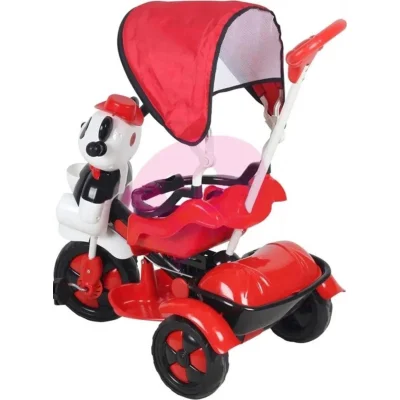 Babyhope Yupi Triycle 3 Tekerli Kontrollü Bisiklet, Kırmızı