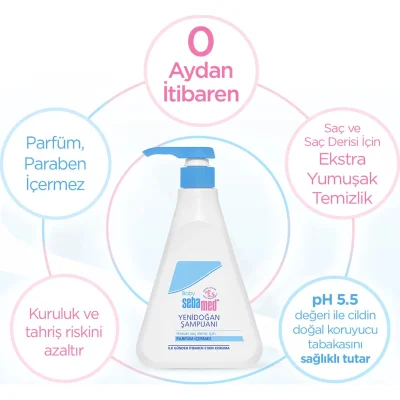 Sebamed Baby Yenidoğan Bebek Şampuanı, 500 ml