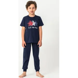 U.S. Polo Kısa Kol Pijama Takım, Lacivert