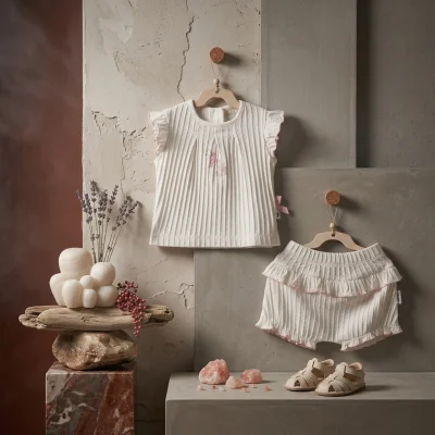 Andywawa Summer Time Takım, 2'li, Ekru