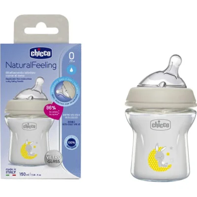 Chicco Natural Feeling Cam Biberon, 0+ Ay, 150 ml