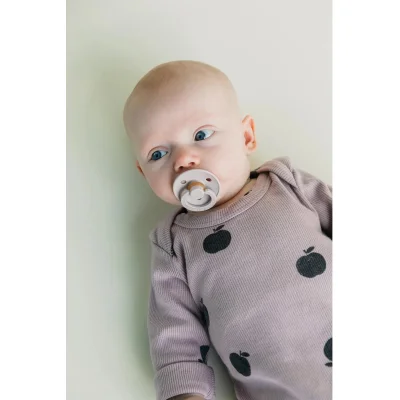 Bibs Colour Kauçuk Emzik, 0-6 Ay, Ivory