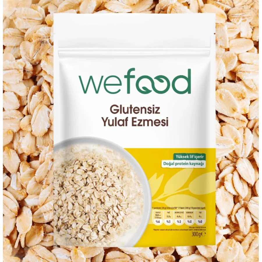 Wefood Yulaf Ezmesi, Glutensiz, 300 g