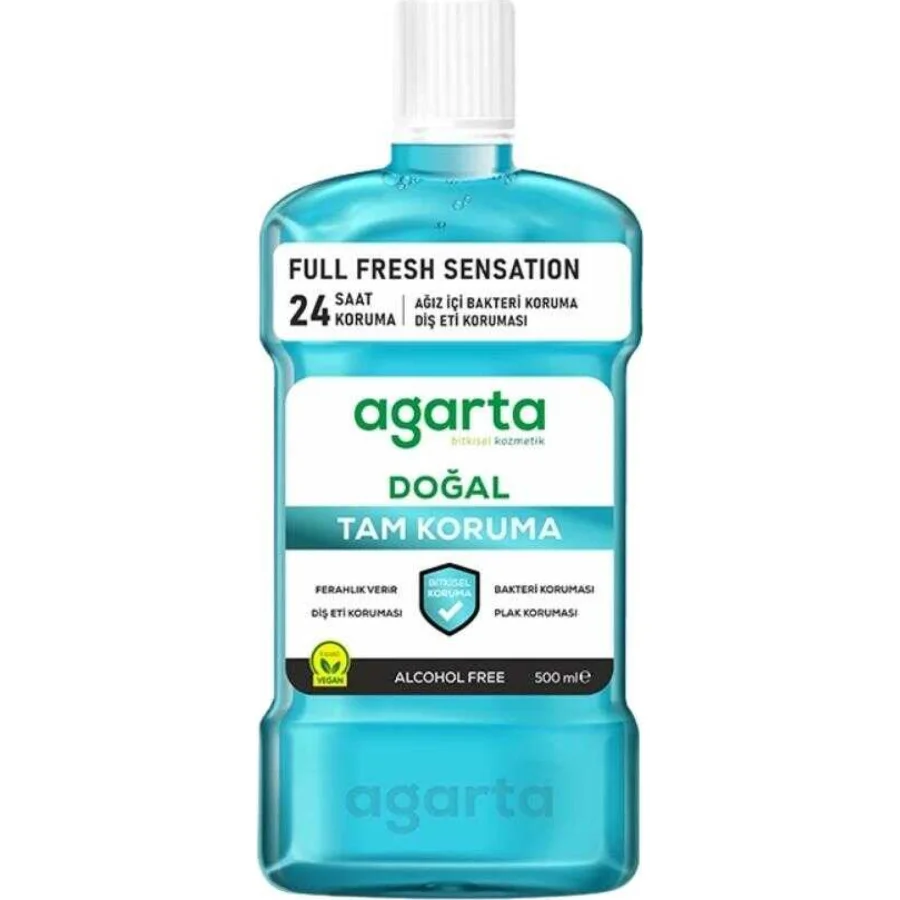 Agarta Doğal Ağız Bakım Suyu, 500 ml, Tam Koruma