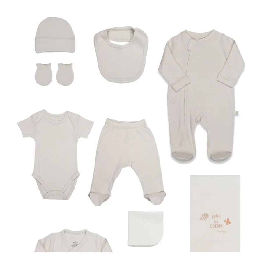 Bistyle Hastane Çıkışı Modal The Ocean, 10 Parça, Bej