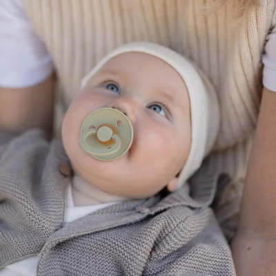 Bibs Colour Kauçuk Emzik, 0-6 Ay, Sage