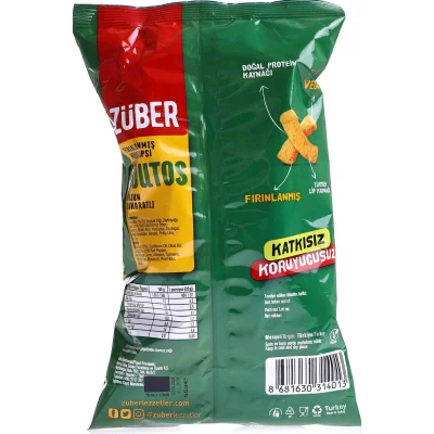 Züber Noutos Fırın Nohut Cipsi, 55 g, Kajun Baharatlı