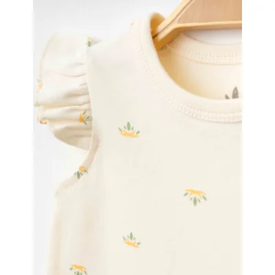 Eslenza Baby Şort Tulum, Bej