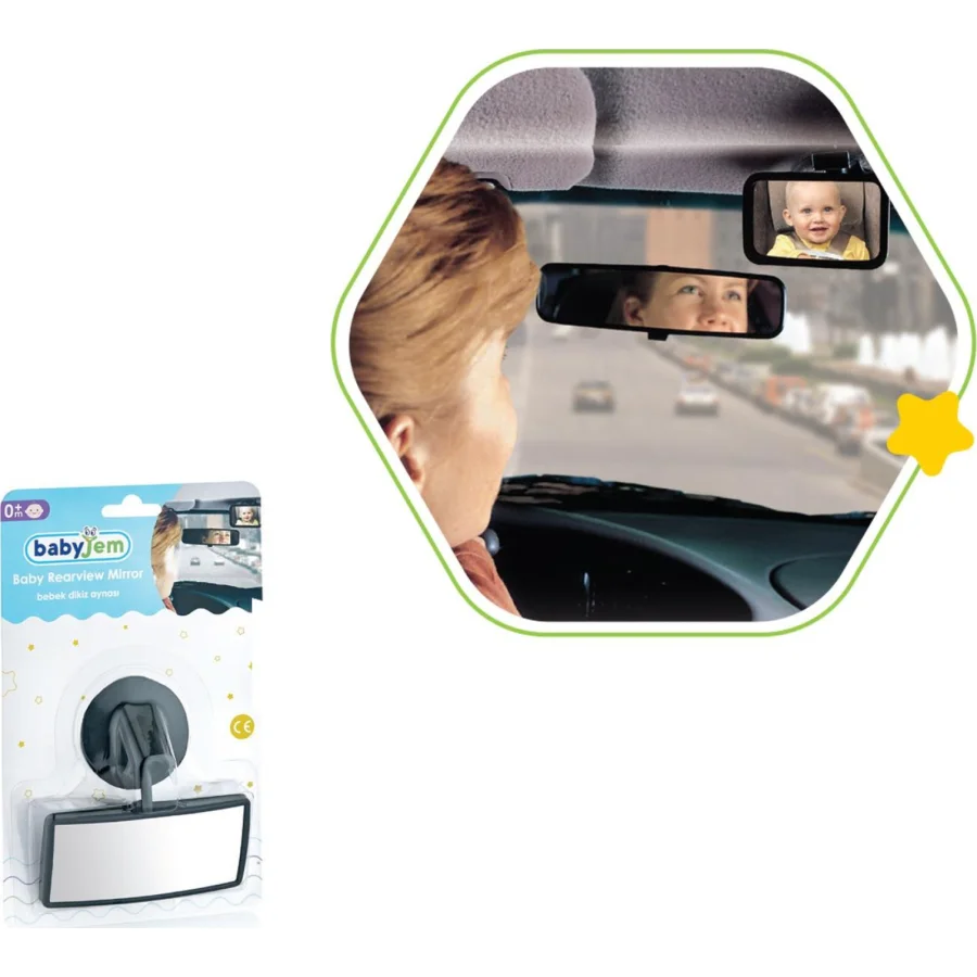 BabyJem Bebek Dikiz Aynası, Siyah