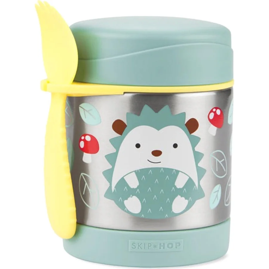 Skip Hop Zoo Paslanmaz Çelik Termos, 325 ml, Kirpi