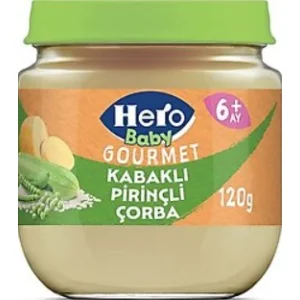 Hero Baby Gourmet Kabaklı Pirinçli Kavanoz Mama, 120 g