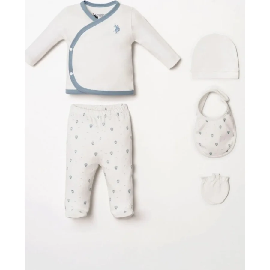 U.S. Polo Hastane Çıkışı, 5'li, Beyaz