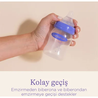 Lansinoh Natural Wave Biberon Emziği, Yavaş Akış, 2'li