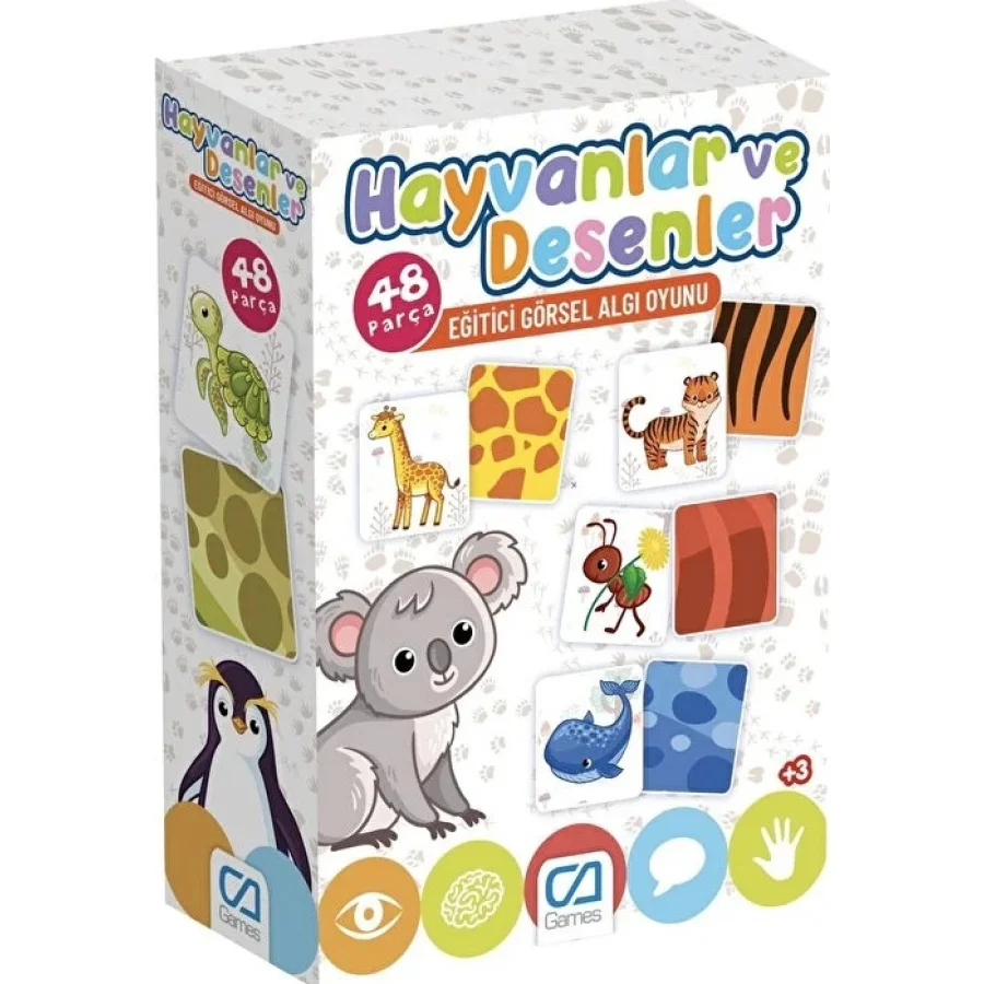 Games Hayvanlar ve Desenleri, 48 Parça