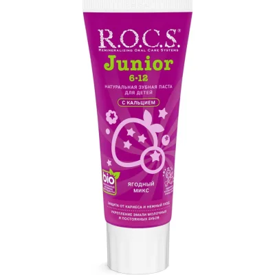 R.O.C.S. Junior Diş Macunu, 60 ml, Orman Meyveleri