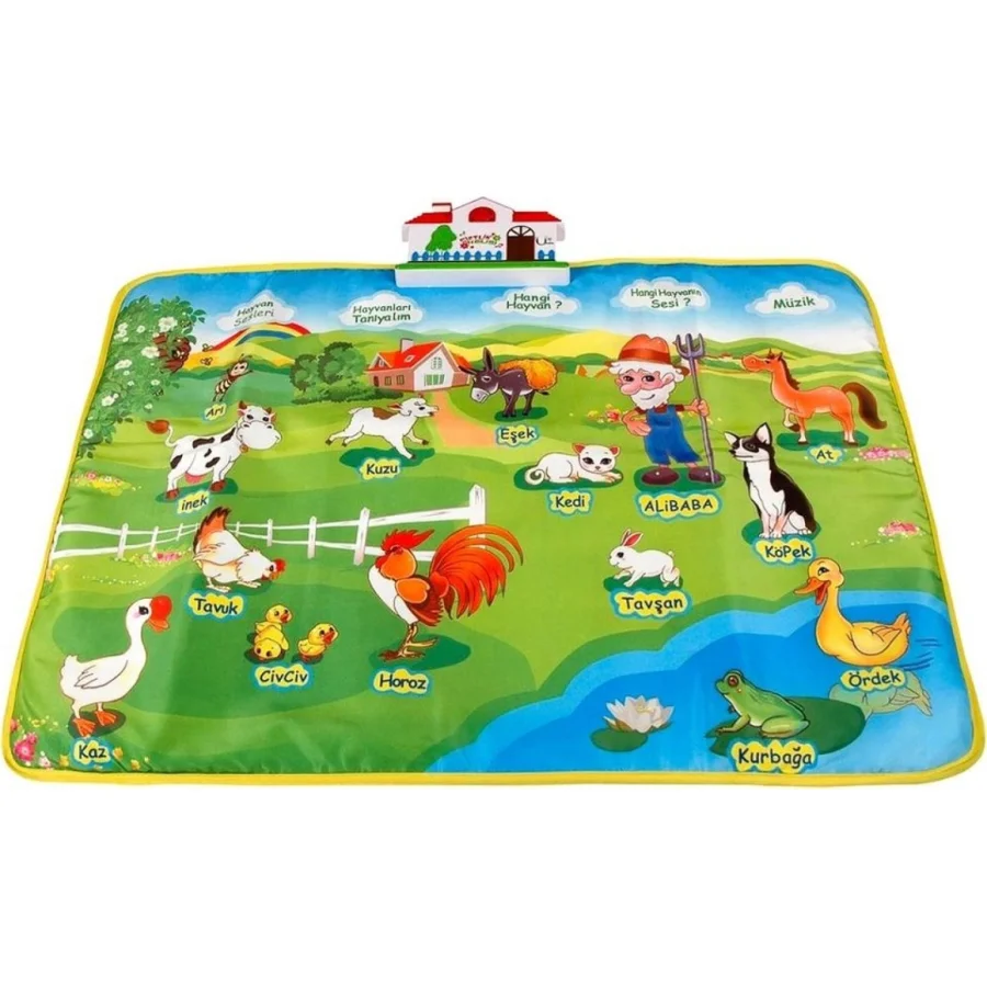 Birlik Türkçe Eğitici Çiftlik Oyun Halısı