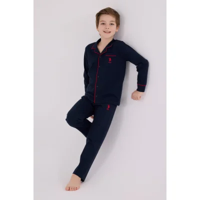 U.S. Polo Assn Gömlek Pijama, Lacivert