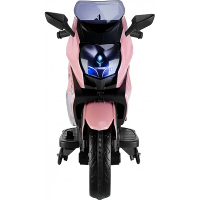 Babyhope 438A XMX-316 Ledli Akülü Motor, 12 Volt, Pembe