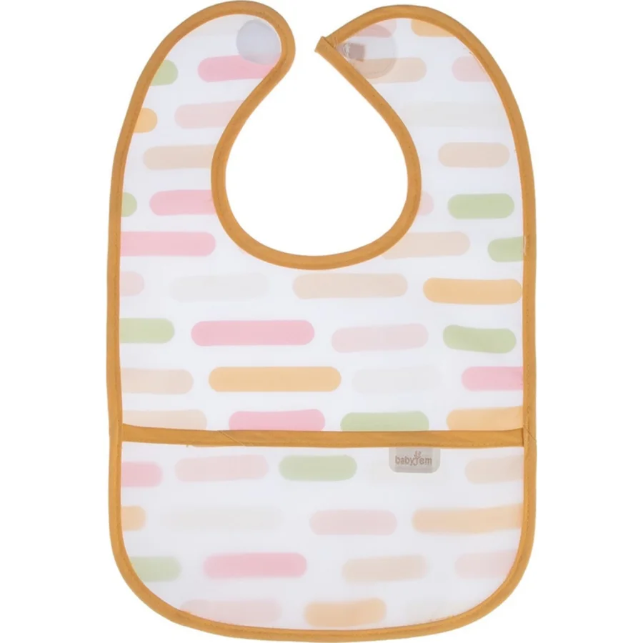 BabyJem Leke Tutmaz Önlük, Pastel