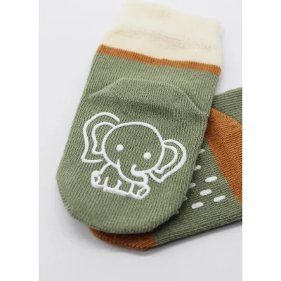 Bistyle 2'Li Hayvan Figür Kaymaz Kız Soket Çorap 10120 Nil