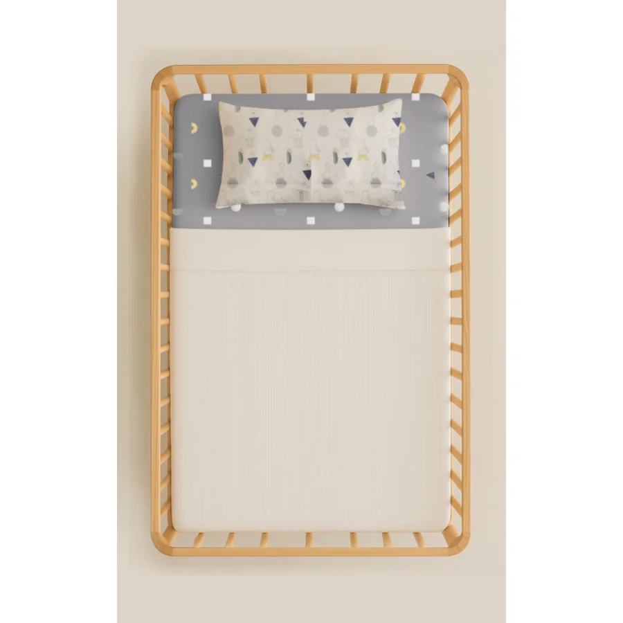 Bistyle Animals Pike Takımı, 100x150 cm, Bej