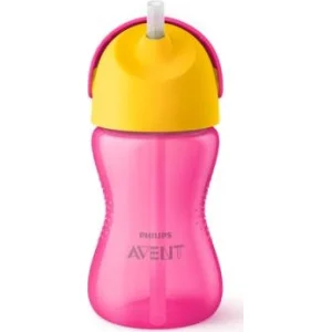 Philips Avent Desenli Pipetli Bardak, 300 ml, Pembe