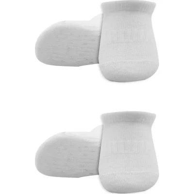 Bistyle 2'li Sneakers Kaymaz Basic Penye Çorap, Beyaz, Beyaz