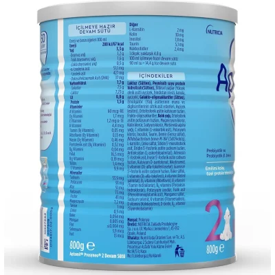 Aptamil 2 Prosyneo Devam Sütü, 800 g