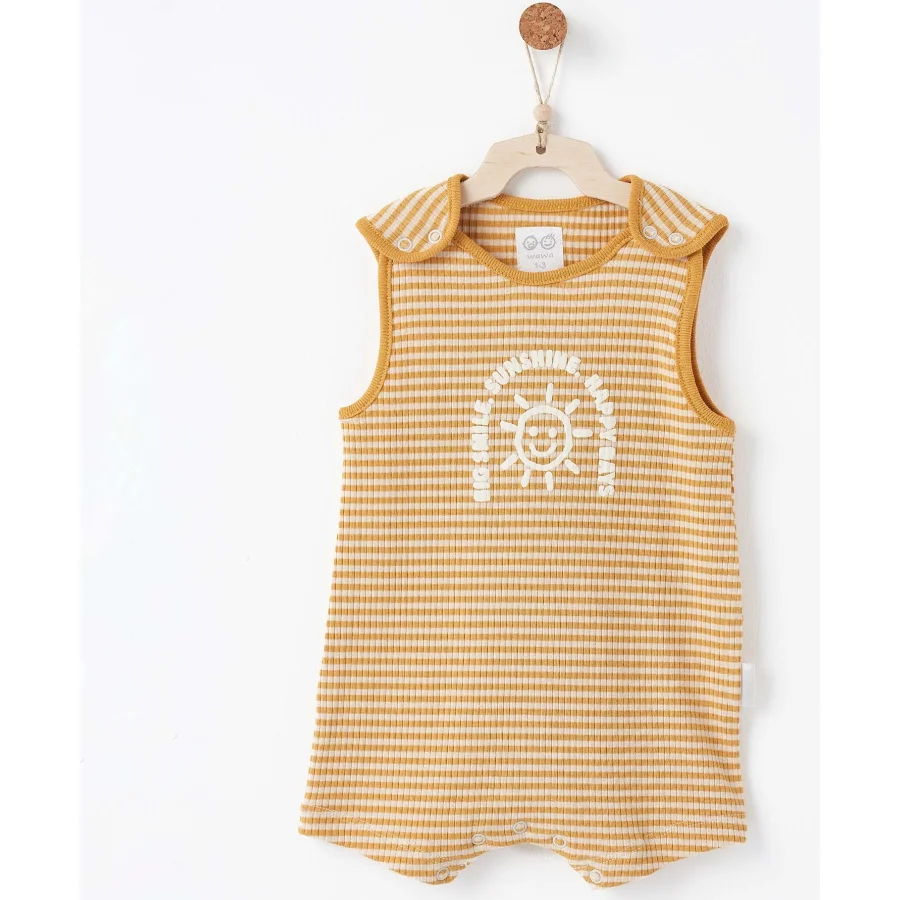 Andywawa Bamboo Striped Tulum, Hardal