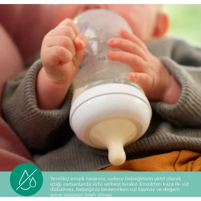 Philips Avent Doğal Tepkili Natural Response Cam Biberon, 240 ml, 1+ Ay