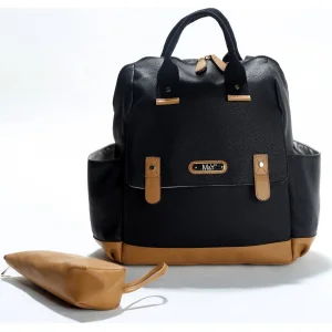 M&Y Holifera Deri Anne Bebek Bakım Çantası, Siyah