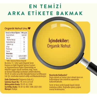 Wefood Glutensiz Organik Nohut Unu, 350 g