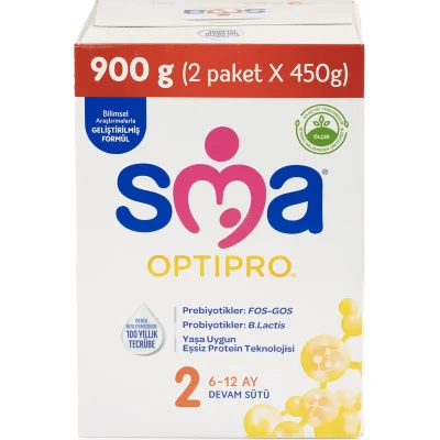 SMA Optipro 2 Probiyotik Devam Sütü, 6-12 Ay, 1200 g