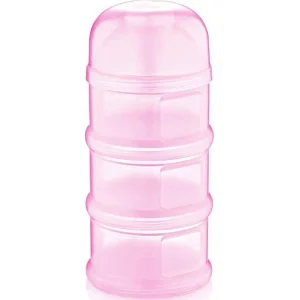 BabyJem Katlı Toz Mama Kabı, Pembe