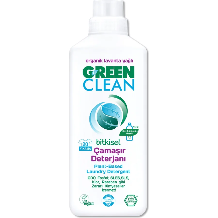 Green Clean Bitkisel Çamaşır Deterjanı, 1000 ml