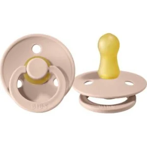 Bibs Colour Kauçuk Emzik, 6-18 Ay, Blush