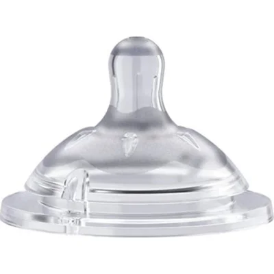 Chicco Natural Feeling Biberon Emziği, Akış Ayarlı, 4+ Ay, 2'li