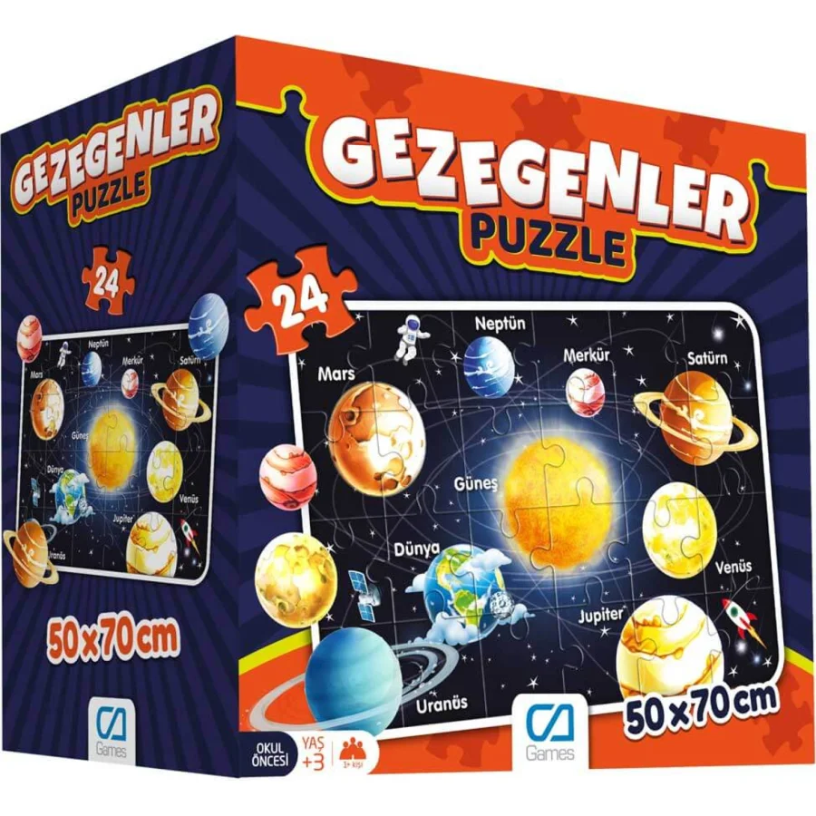 Games Gezegenler Eğitici Puzzle 5026