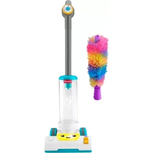 Fisher Price Sesli ve Işıklı Eğlen ve Öğren 2'si 1 Arada Süpürge