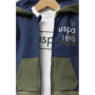 U.S. Polo Assn Takım, 3'lü, İndigo, Hardal