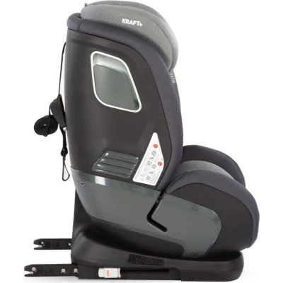 Kraft Omega I-Size 9-36 kg İsofixli Oto Koltuğu, Açık Gri