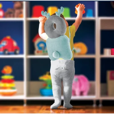 BabyJem Bebek Melek Kanadı Koruma Yastığı, Yeşil, Kadife