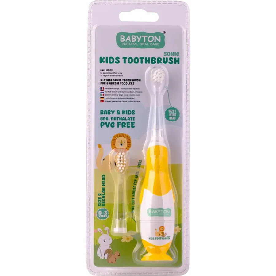 Babyton Bebekler Ve Çocuklar İçin Sonik Pilli Diş Fırçası