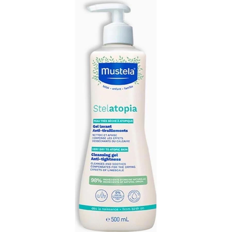 Mustela Stelatopia Cleansing Gel Şampuan, 500 ml