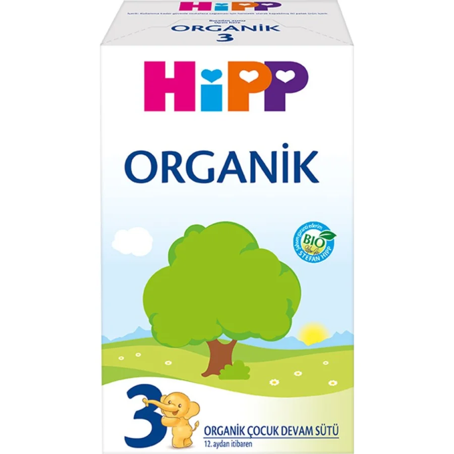 Hipp 3 Organik Çocuk Devam Sütü, 600 g