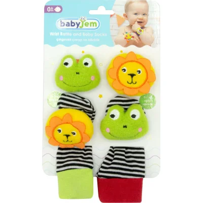 BabyJem Çıngıraklı Çorap ve Bileklik