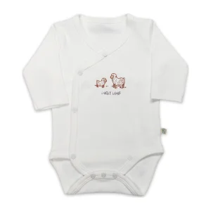 Bistyle Curly Lamb Uzun Kol Kravuze Badi, Bej, Mavi, Ekru