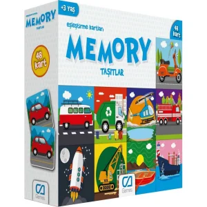 Games Eşleştirme Kartları Taşıtlar, 48 Kart